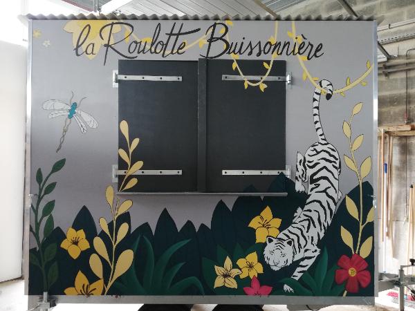 Atelier de fresque participative — La roulotte buissonnière, Luçon (2)